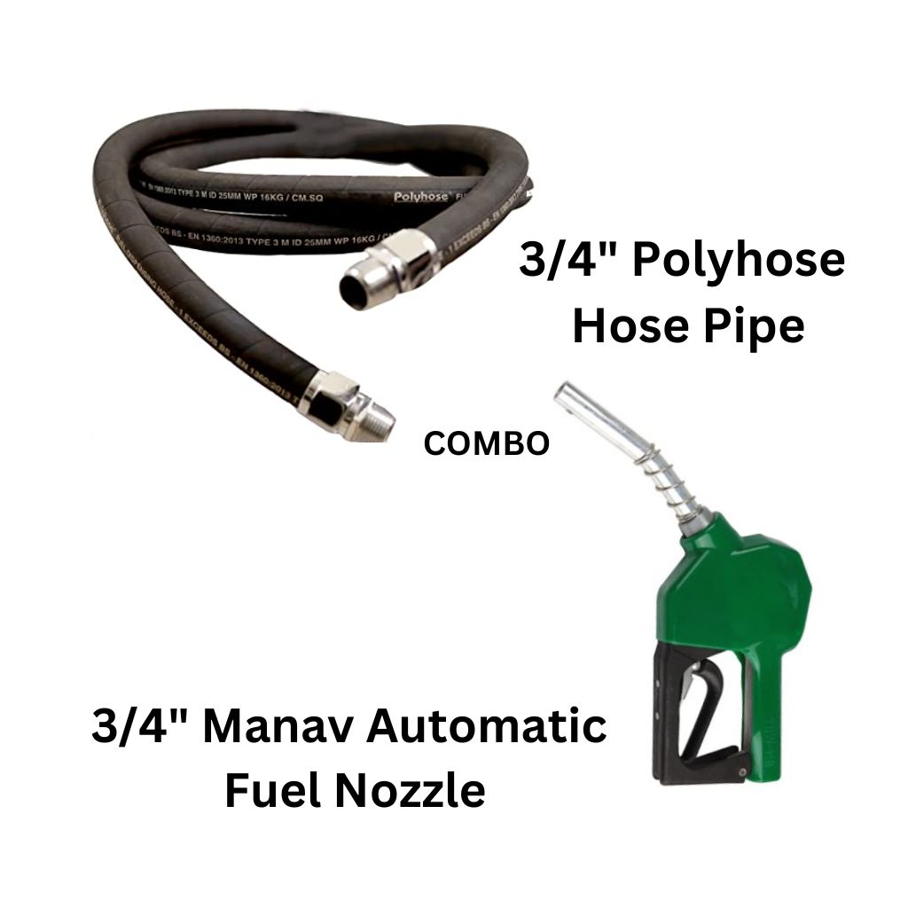 3/4″ Nozzle & 3/4″ Hose Pipe With Coupling Combo