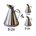 Oil Measure Stainless Steel 1L 2L 5L Combo