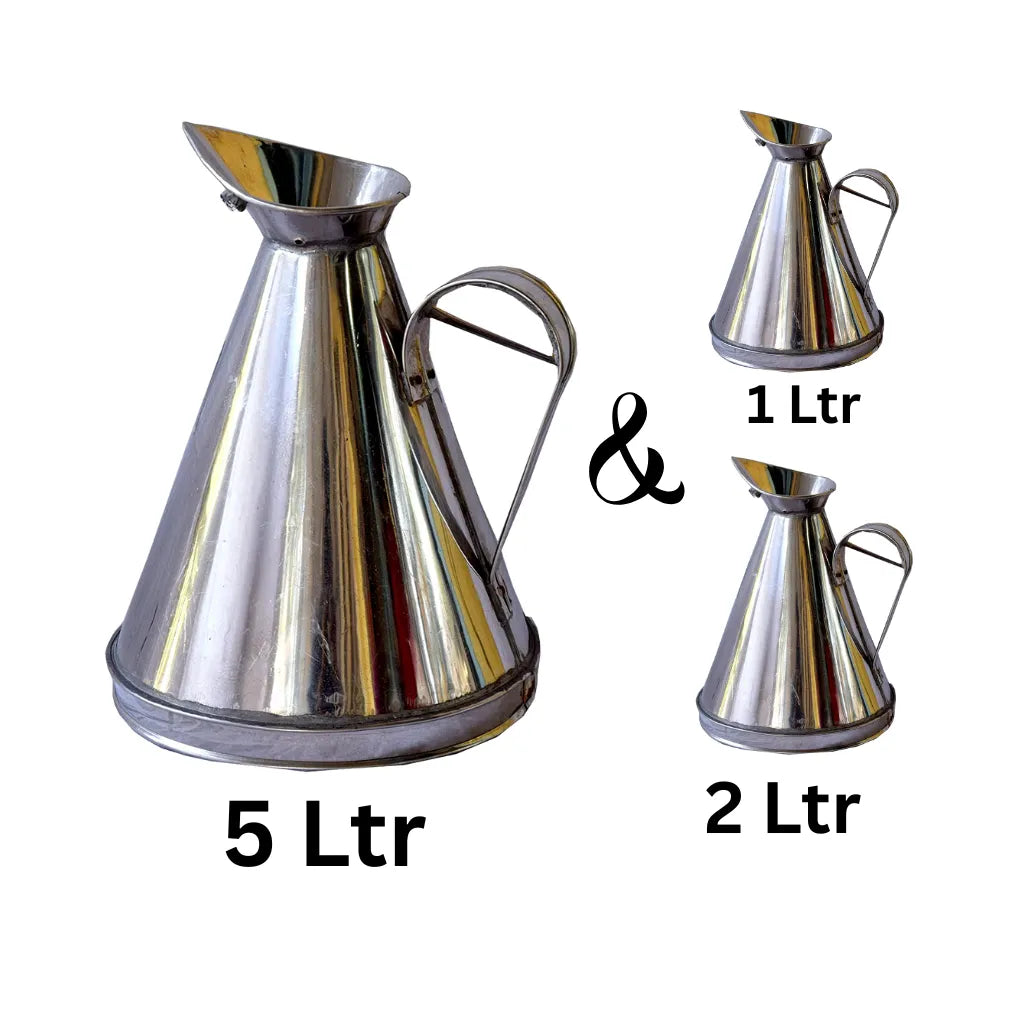Oil Measure Stainless Steel 1L 2L 5L Combo